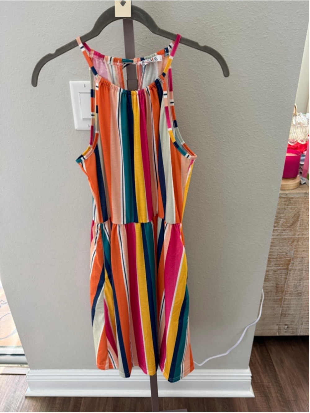 Kilig Striped Dress S Multicolor